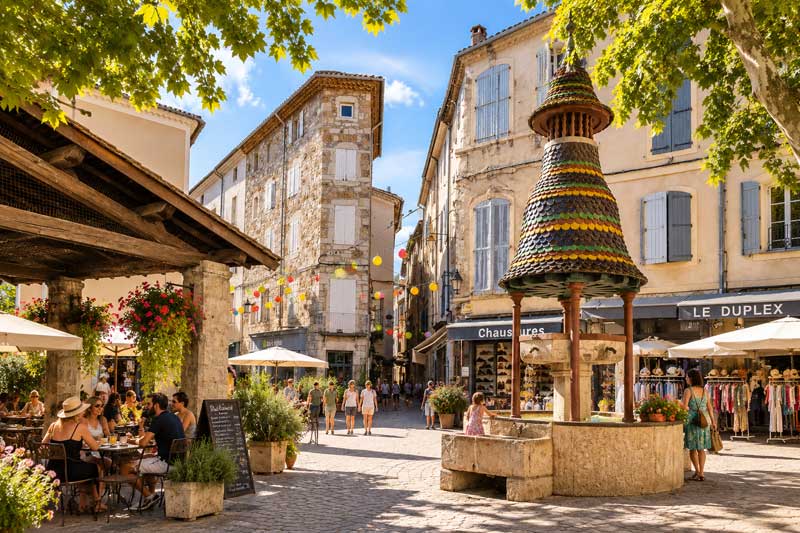 Anduze village pagode