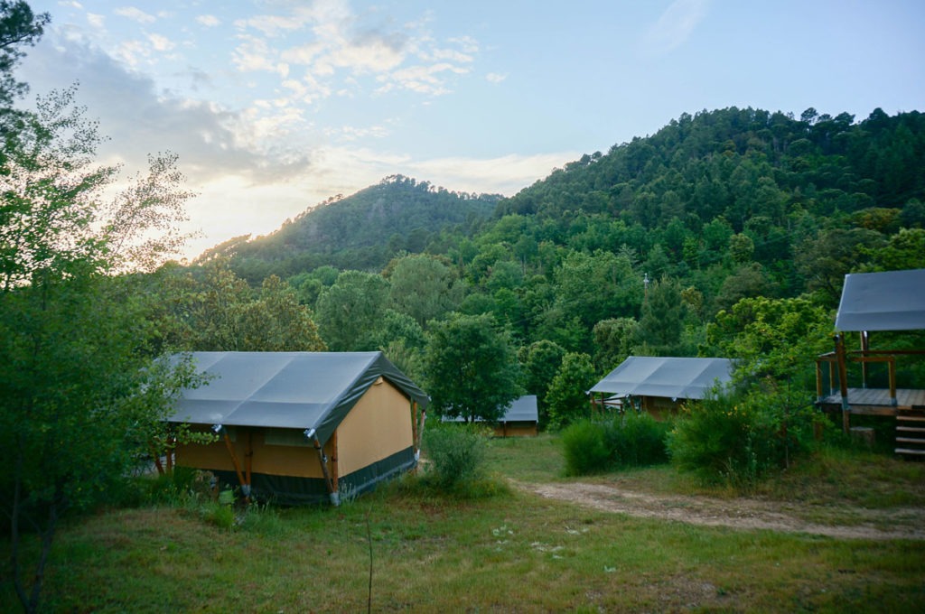 camping nature cevennes