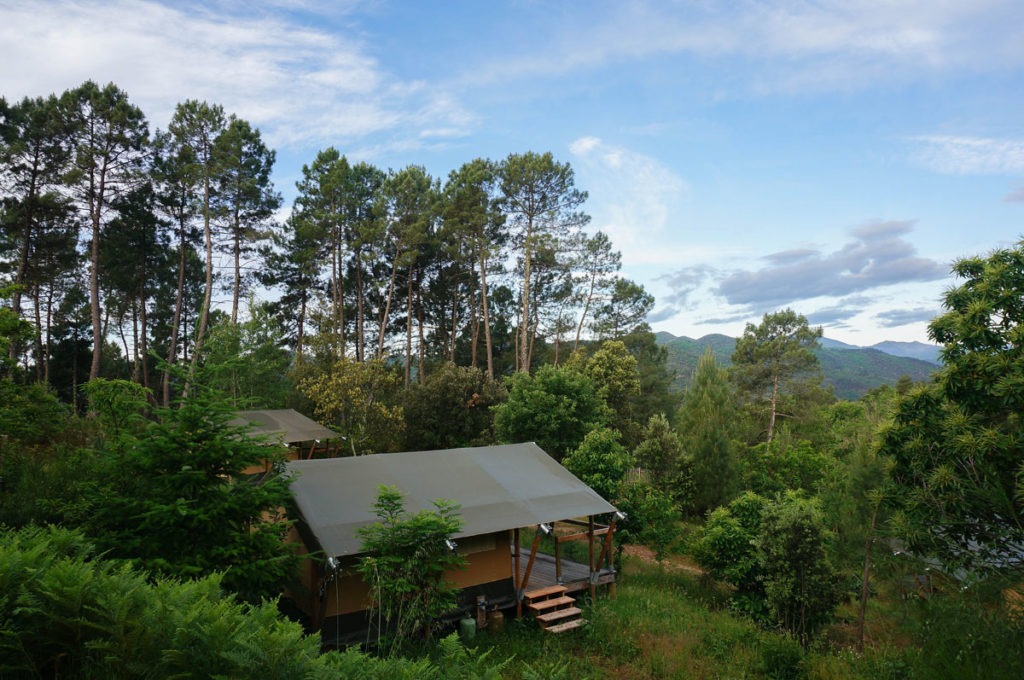 Glamping france sud occitanie cévennes gard lozère camping glam camping cévennes nature insolite écolo écologiques vacances saint jean du gard anduze