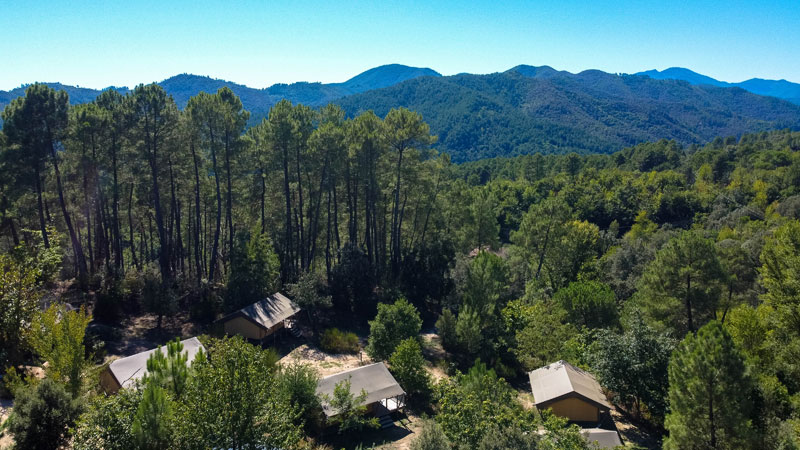 Bivouac nature cévennes France camping écologique