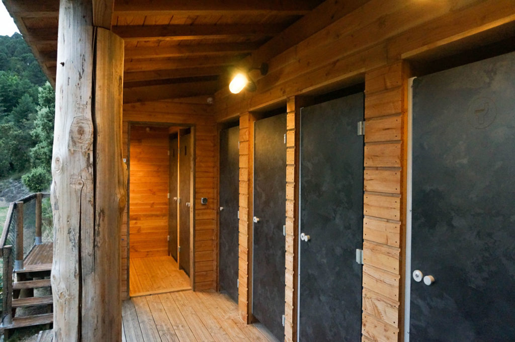 sanitaire camping cevennes nature