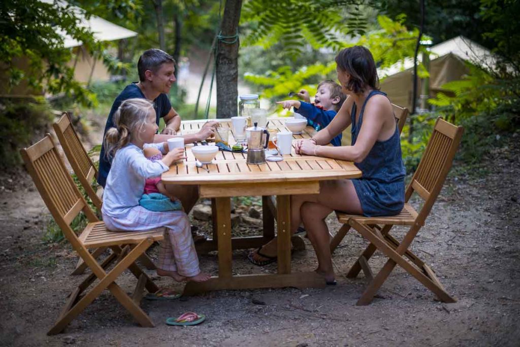 vacances familles nature camping familial cevennes bivouac nature