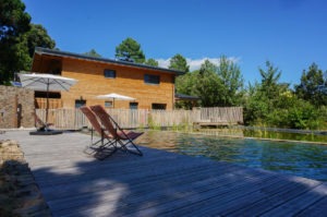 espace zen bassin naturel camping