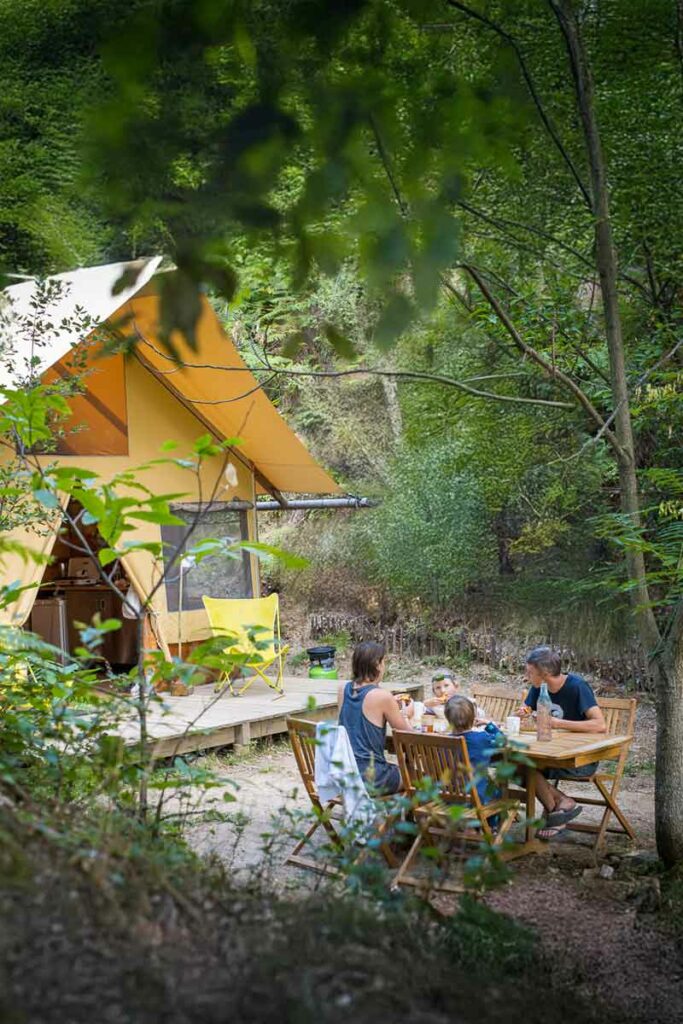 camping avec tente lodge