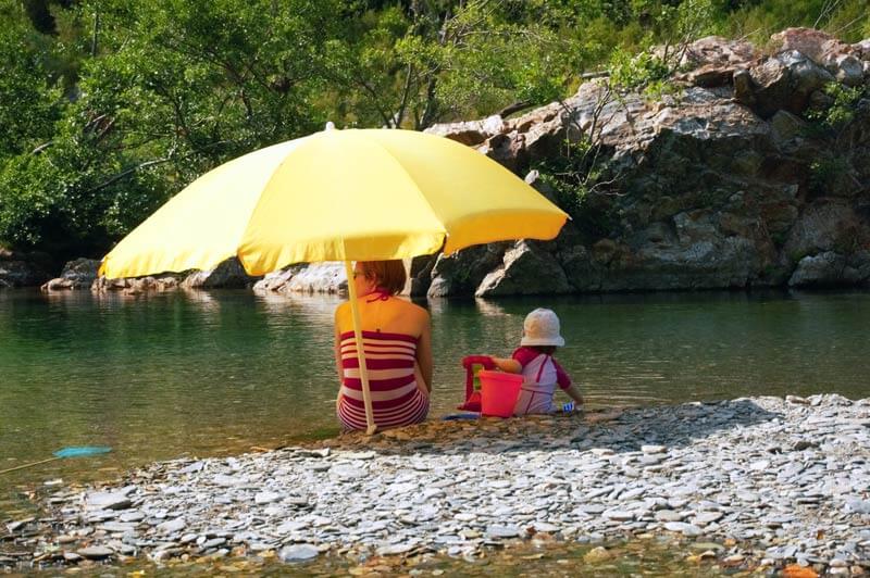 baignade riviere cevennes bivouac nature camping