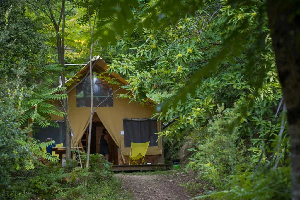 camping tente lodge écolodge ecologique cevennes