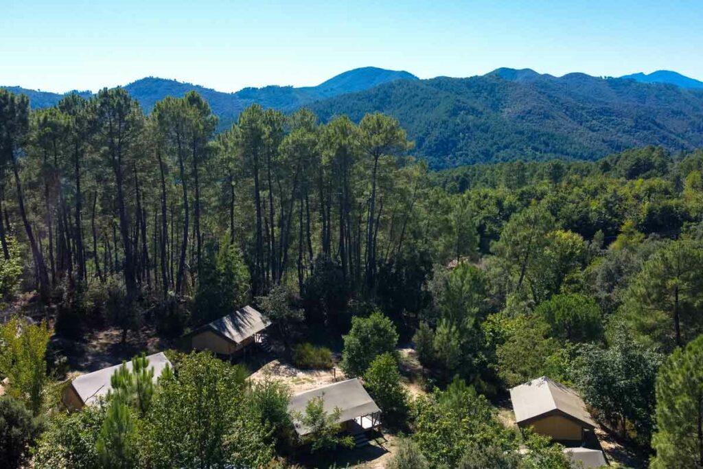 camping avec tente lodge cevennes