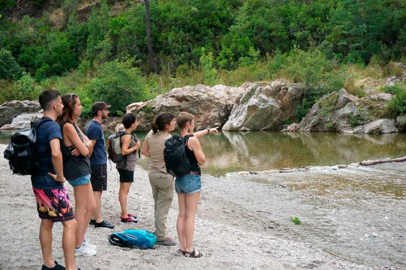 randonnee accompagnee riviere balade accompagnee cevennes bivouac nature