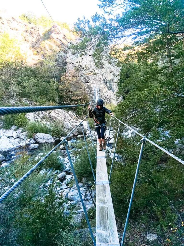 Via ferrata de Rousses en Lozère